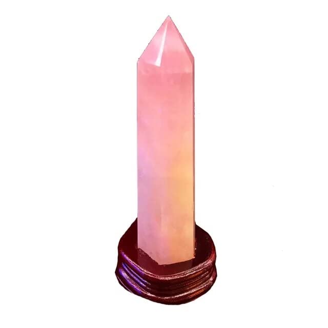 BUSOTH Natural Crystal Rough Crystals Stones 4.2KG-5KG Natural Large Crystal Point Bigger Size Rose Quartz Tower for Decoration 1PC