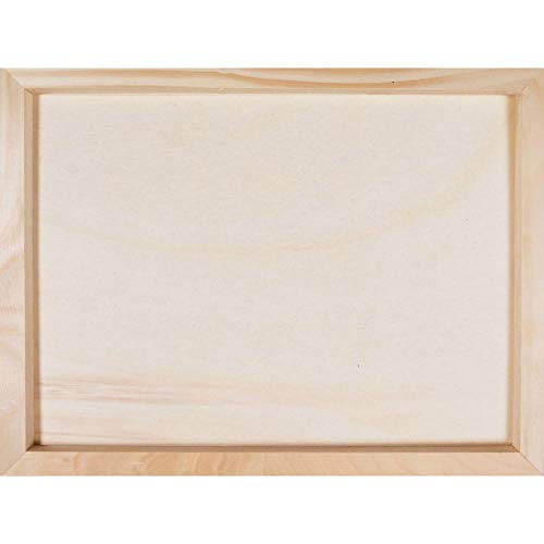P. Graham Dunn Frame Natural Wood Finish 16 x 12 Kiln Dried Pine Wood Decorative Craft Plaque