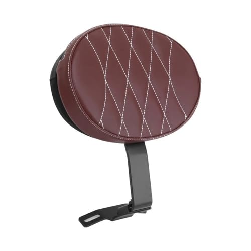 Dossier porte-bagages moto en acier robuste argent noir pour Fatboy Softail