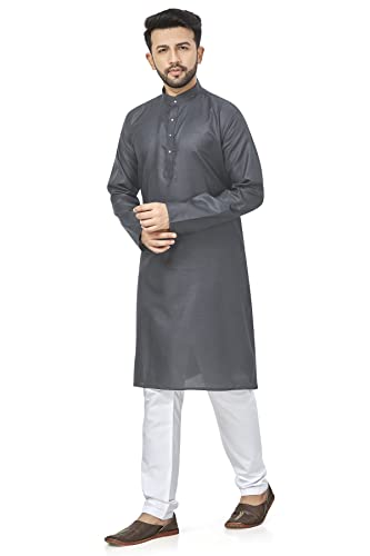 Image of BE ACTIVE Linen Blend Solid Pattern Trendy Comfortable Stylish Full Sleeve Kurta Men's Ethnic Wear