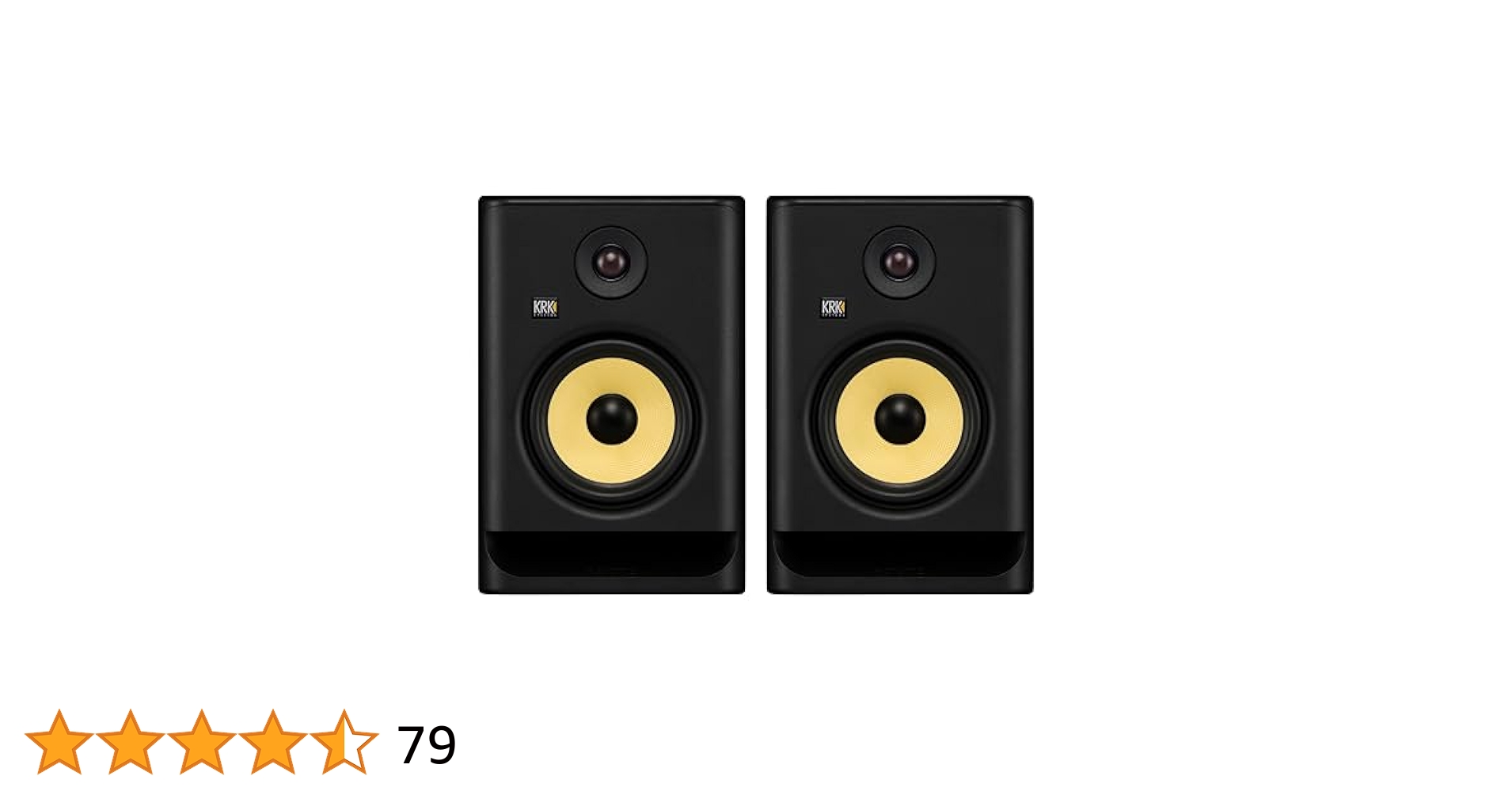 【ひとつジャンク】KRK ROKIT5 RPG2 モニタースピーカー ペア Amazon | KRK RP7G4モニター用保護グリル ブラック、ペア、7