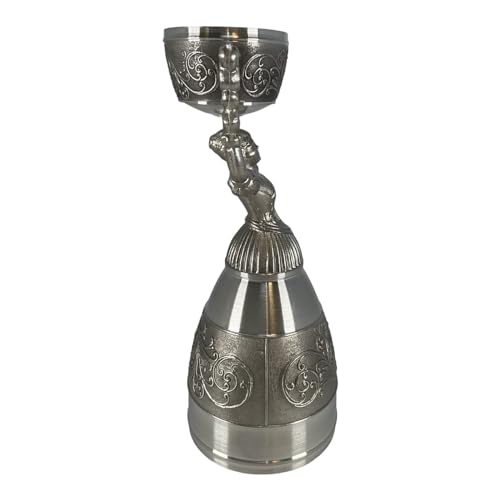 Pinnacle Peak Trading Company German Pewter Nuernberg Bridal Wedding Cup Toasting Wine Glass