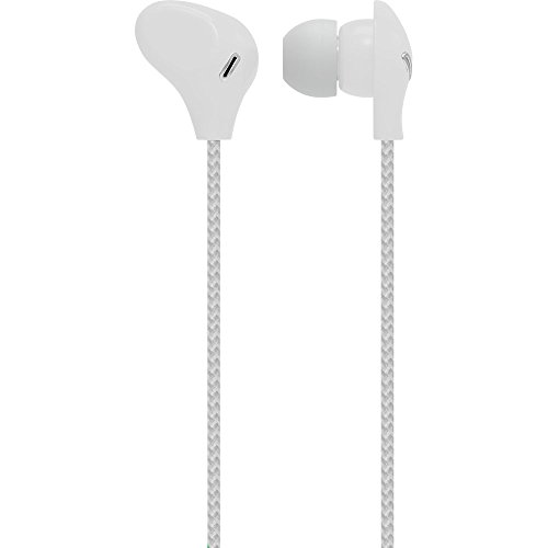 Multilaser PH199 Fone De Ouvido Cabo De Nylon E Microfone, Branco