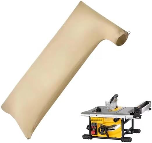 Bolsa antipolvo para sierra de mesa Bolsa de recolección de cenizas de madera con cremallera Compatible con Bosch/Dewalt/Ryobi/Makita/Porter Cable/Craftsman/RIGID/Metabo/Kobalt/Skilsaw/Delta