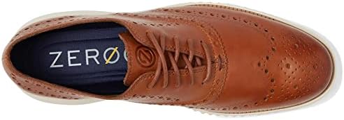 Cole Haan Men's 2.Zerogrand Wing OX Oxford, British TAN Leather/Ivy, 11 | Image 1