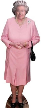 H10001 Queen Elizabeth II - Recorte de cartón de Inglaterra