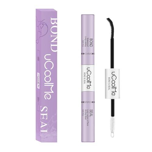 uCoolMe Lash Bond and Seal Waterproof 10ML for Lash Clusters 144Hours SuperStrong Long-Lasting...