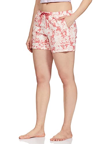 Image of Enamor Drawstring Mid Thigh Length Mid Rise Basic Shorts - Relaxed Fit, Super Soft Cotton - E062