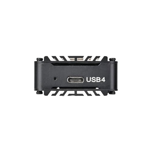 Caja externa SilverStone MS12-40G USB 4 para NVMe M.2 SSD miniatura 4
