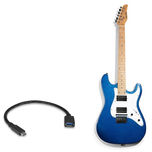 BoxWave Cable Compatible with Jamstik Standard MIDI Guitar - USB Expansion Adapter, Add USB Connected Hardware to Your Phone