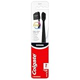 Colgate Total Active Prevention Soft Bristle Whitening Toothbrushes, Soft Toothbrush with Charcoal Infused Bristles, Helps Whiten and Reaches...