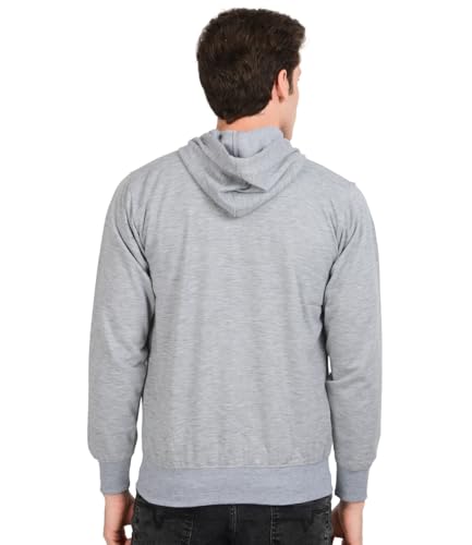 Image of Scott International Men's Solid Cotton Hoodies for Men, Trendy and Comfortable Sweatshirts for Men, Stylish Winter Wear with Hood and Pockets, Fashionable Hooded Sweatshirts