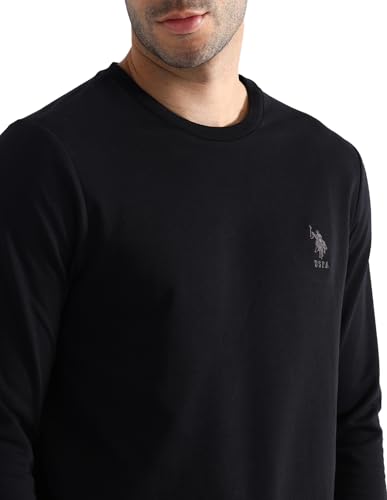 Image of U.S. Polo ASSN. Mens OEE05 Pure Cotton Oversized Lounge T-Shirt
