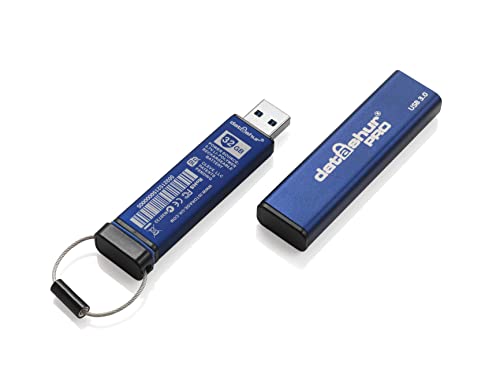 Istorage Datashur Pro 4 Gb | Encrypted Usb Memory Stick | Fips 140-2 Level 3 Certified | Password Protected | Dust/Water Resistant #TOP2