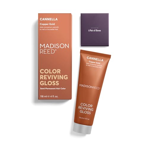 Image of Madison Reed Color Reviving Gloss - Cannella Copper | Semi-Permanent, Color Depositing Gloss for Brunette & Red Hair, Revives Copper & Gold Tones, Boosts Shine, Ammonia-Free