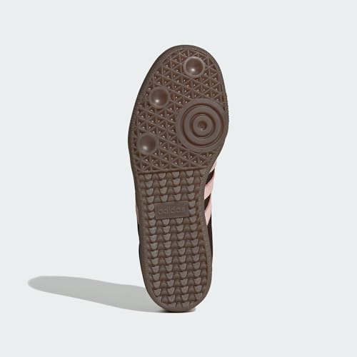 Image of adidas Originals Samba OG Women's Sneakers, Maroon /Maroon /Gold Metallic, Size 8