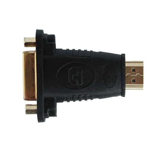 CABLEPELADO - Adaptador HDMI Macho a DVI Hembra - Conector Conectar Dispositivos HDMI a Pantallas DVI - Fácil Instalación