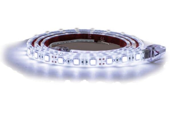 Buyers Products 5623755 36 Inch LED Strip Light w/ 3M Adhesive Back, Clear and Cool Color, Cut to Fit, Strip Lighting for Trucks, Trailers, Toolboxes &amp; More