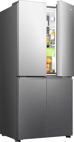 Hisense RQ5P470SAIE - Frigorifero Americano No Frost, 483 litri, Inox,