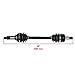 Caltric Front Right and Left Complete Cv Joint Axle Compatible with Yamaha Grizzly 550 Yfm550Fg 4Wd Fi 2009 2010 2011 2012 2013 2014