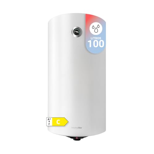 UNIVERSALBLUE | Termo eléctrico de 100 litros | 1500W | Instalación vertical | Resistencia y tanque esmaltados | Sistema de seguridad y contra salpicaduras | Entrega en 24-48h (días laborales)