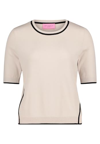 Betty Barclay Damen Feinstrickpullover mit Strickdetails 40, Patch Nature/Black