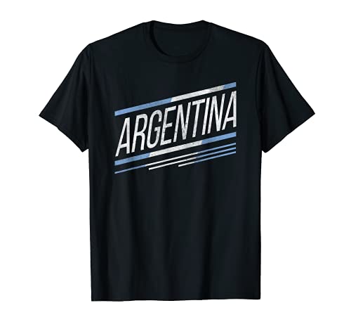 Fifth Sun Argentina Slanted Stripe Logo T-Shirt, Black