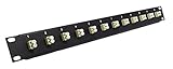 Ultra Spec Cables 12 Port LC Fiber Patch Panel Multimode (Loaded 1u) 19'