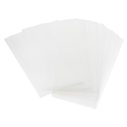 GRIRIW 50Pcs Money Sleeves for Cash Transparent Currency Protectors Holders for Banknotes Stamps Collectibles for Storage Display