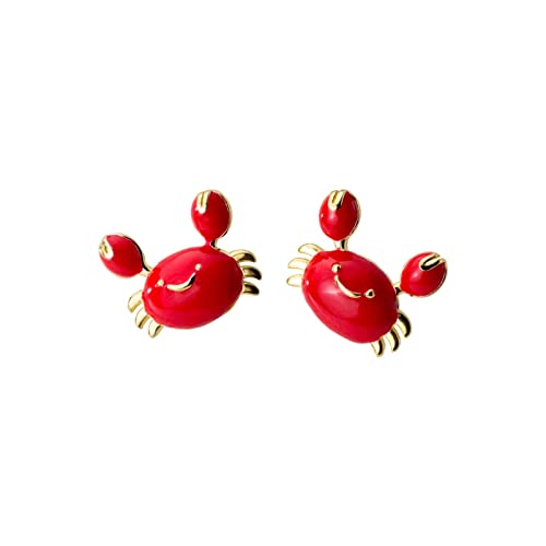 Boucles d'oreilles crabe en cadeau idéal pour femme passionnée de bijoux chic