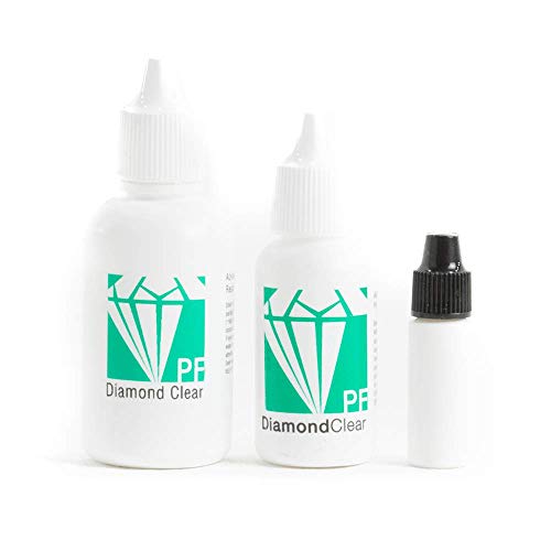 Glass Technology DiamondClear Pit Filler PF - Auto Glass Repair Fluid for Fixing Star, Bullseye, and Combo Break - 15cc