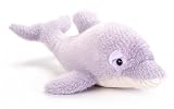 The Petting Zoo Dolphin Stuffed Animal Plushie, Gifts for Kids, Sealife Fuzzlez Animals, Purple Dolphin Plush Toy, 16 inches
