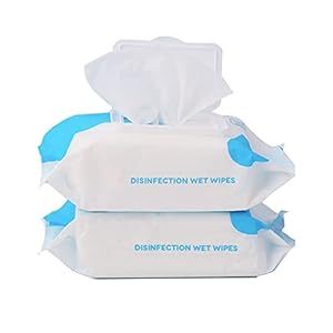 2 pakjes alcoholdoekjes, 160 stuks wegwerp alcohol reinigingsdoekjes, groot formaat vochtige doekjes voor op reis…