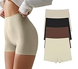 Noltrom | Set de 4 Pantalones Cortos Invisibles Sin Costuras Ultra Ligeros. Ropa Interior Shorts Tipo Boxer Moldeadores de...