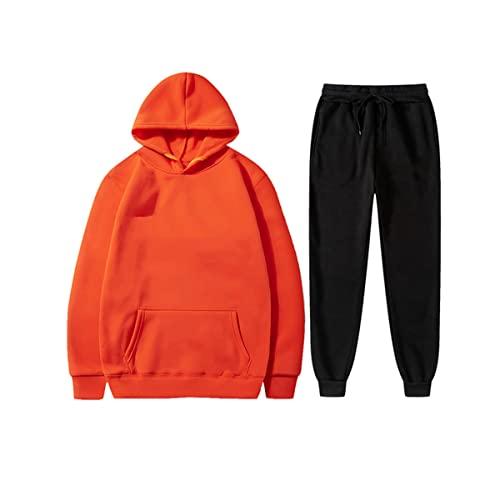 Ensemble de vêtements de sport sweat à capuche et pantalon de jogging chaud Kiioouu taille XXL