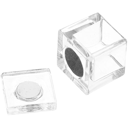 VILLCASE Transparenter Selbstklebender Magnetischer Türriegel Für Schrank Sicherheit Und Haustierschutz Kompakter Acrylverschluss 0.47 Zoll