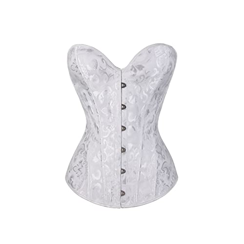 Espartilho feminino de renda com esqueleto de renda para mulheres, corpete medieval, gótico, bustiê,