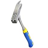 S&R Latthammer, Zimmermannshammer 600 g Kopfgewicht, Fiberglasstiel, magnetischer Nagelhalter...
