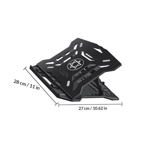 Base plegable ajustable para laptop Cabilock negra miniatura 2