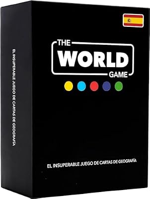 The World Game - Juego de Mesa de Geografía Educativo para Niños de 8 Años o Más - 194 Cartas de Países, Capitales y Banderas del Mundo - Regalo Familiar - Mapa Mundi Incluido - En Español | Ya disponible en tu tienda friki favorita! En mundofriki.es! The World Game - Juego de Mesa de Geografía Educativo para Niños de 8 Años o Más - 194 Cartas de Países, Capitales y Banderas del Mundo - Regalo Familiar - Mapa Mundi Incluido - En Español | Ya disponible en tu tienda friki favorita! En mundofriki.es!