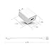 AHDFWI Replacement Wall Charger Block for AirPods Pro 1st Earbuds, AirPods 2nd 3rd Generation, AirPods Max Wireless Over-Ear Headphones A2698 A2564 A2084 Charging Cable Power Cord Adapter