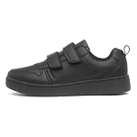 XL Womens Black Easy Fasten Trainer - Size 6 UK - Black