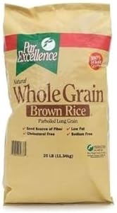 Par Excellence Parboiled Whole Grain Brown Rice, 25 Pound -- 1 each.