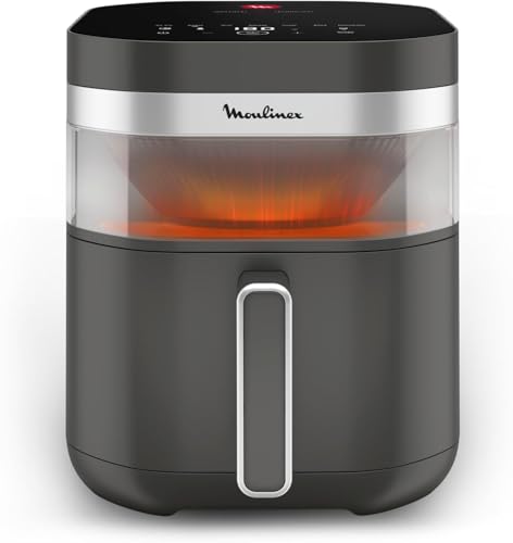 Moulinex Easy Fry Infrared 7L, Air Fryer, Tecnología infrarroja exclusiva, más rápido, más homogéneo, gran capacidad, EZ832HF0
