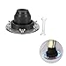 Menolana Tent Stove Jack Roof Pipe Flashing Stove Chimney Vent Fireproof Protection Ring for Sheds Camping Outdoor Hot Stove Yurt