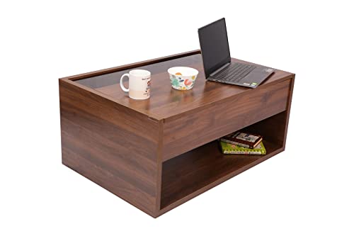 Image of Coffee Table Lift up in Walnut (Columbian Walnut)