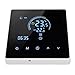 NDNCZDHC 3500W Smart Thermostat 5‑60℃ Boiler Temperature Controller with LCD Digital Display Remote Control Intelligent Timing Touch Control Programming Time Control (3A Plumbing/Boiler)