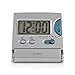 Produktbild Digital-Schreibtisch-Wecker - Hintergrundbeleuchtung LCD-Anzeige - 1.7 cm - Backlight - Faltbar - Benutzt für: Reisen - Snooze-Funktion - Ja - Silber