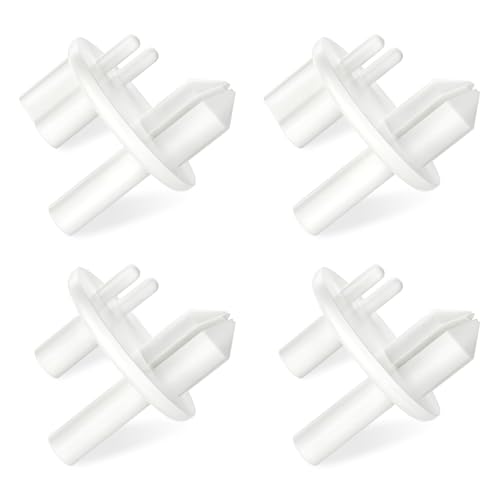 Image of [4 PACK] UPGRADED 241993101 Crisper Cover Support (Front) & 241993001 Crisper Support (Rear) Compatible with Frigidaire Crisper Support Replacement FGHS2631PF4A FFSS2615TS0 LFSS2612TF0 FFHS2611PFEA