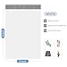 Metronic 6x9 Poly Mailer Envelopes 100 Pack Shipping Bags with Self Adhesive, Waterproof and Tear-Proof Postal Bags in White
